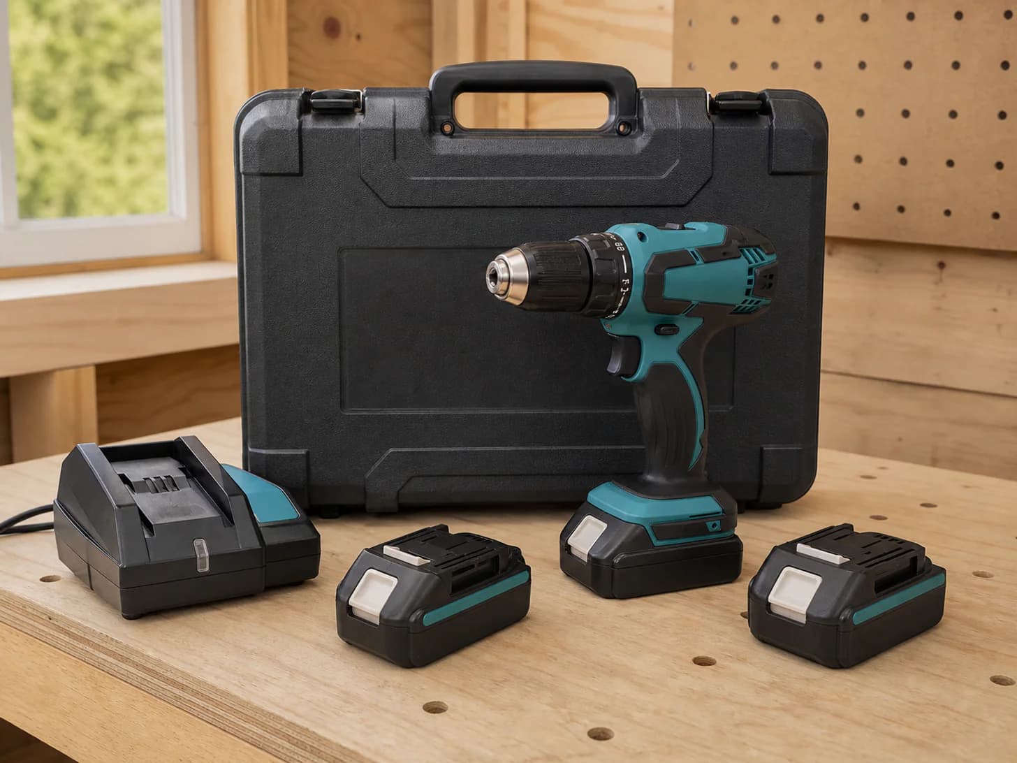 18 V akutrelli komplekt kolme akuga